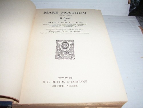 Antique 1919 **MARE NOSTRUM** (Our Sea) - 第 1/4 張圖片