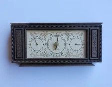 VINTAGE AIRGUIDE INSTRUMENT COMPANY DESKTOP WEATHER STATION 