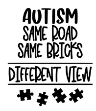 Autism Neuro Divergent Awareness Vinyl Die Cut Car Decal Sticker Yeti laptop