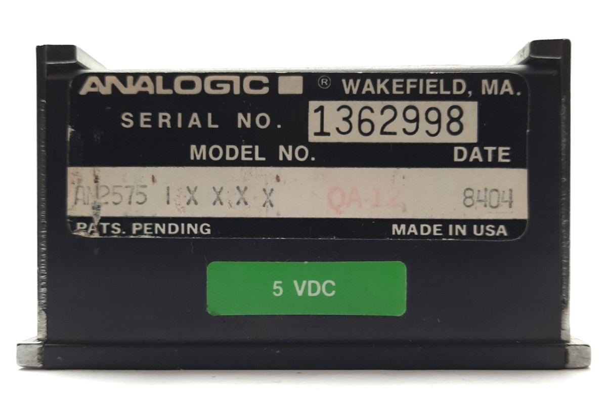 vintage an・an no.25 Analogic AN2575-IXXXX Panel Meter 3 1/2-Digit +-2VDC 5VDC Supply
