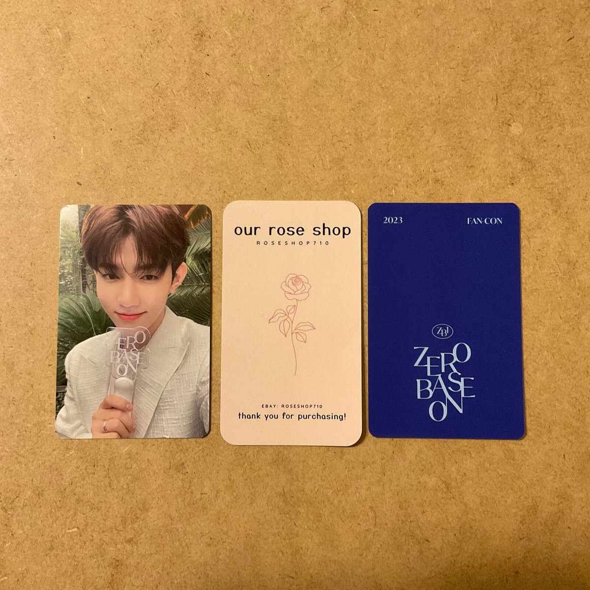 ZB1 Zerobaseone Fancon 2023 Official MD 50k KRW Lightstick Benefit