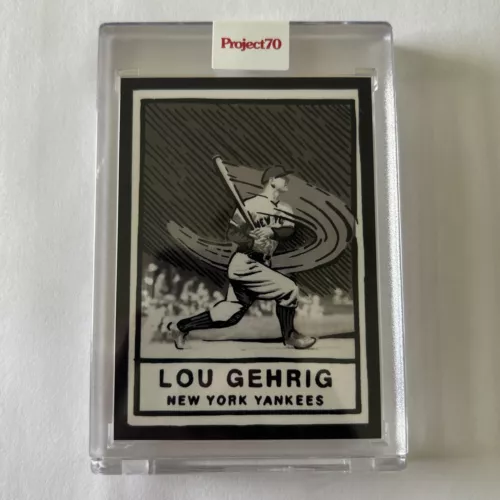 2021 Topps Project 70 - Joshua Vides 1957 Baseball #250 Lou Gehrig Yankees 🔥