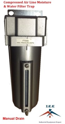 1/2'' Compressed Air Line Moisture & Water Filter Trap Air Compressor F704 New