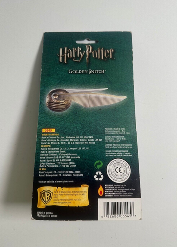 Harry Potter Quidditch Boccino Dorato Accessorio Giocattolo Rubini 3545 - Nuovo! - Foto 2 di 2
