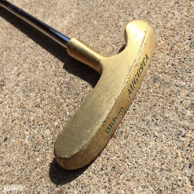 Vintage Putter Wilson Augusta Brass Golf Club PRIORITY MAIL eBay