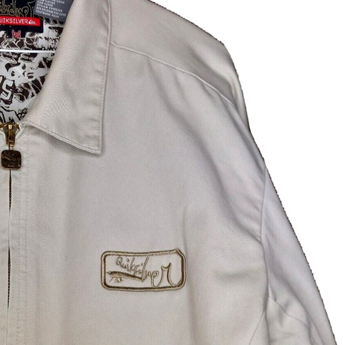 Quiksilver, *Vintage* Size XL - QUIKSILVER Jacket Mens Motorcycle Mechanic Bowling Y2K 2000s