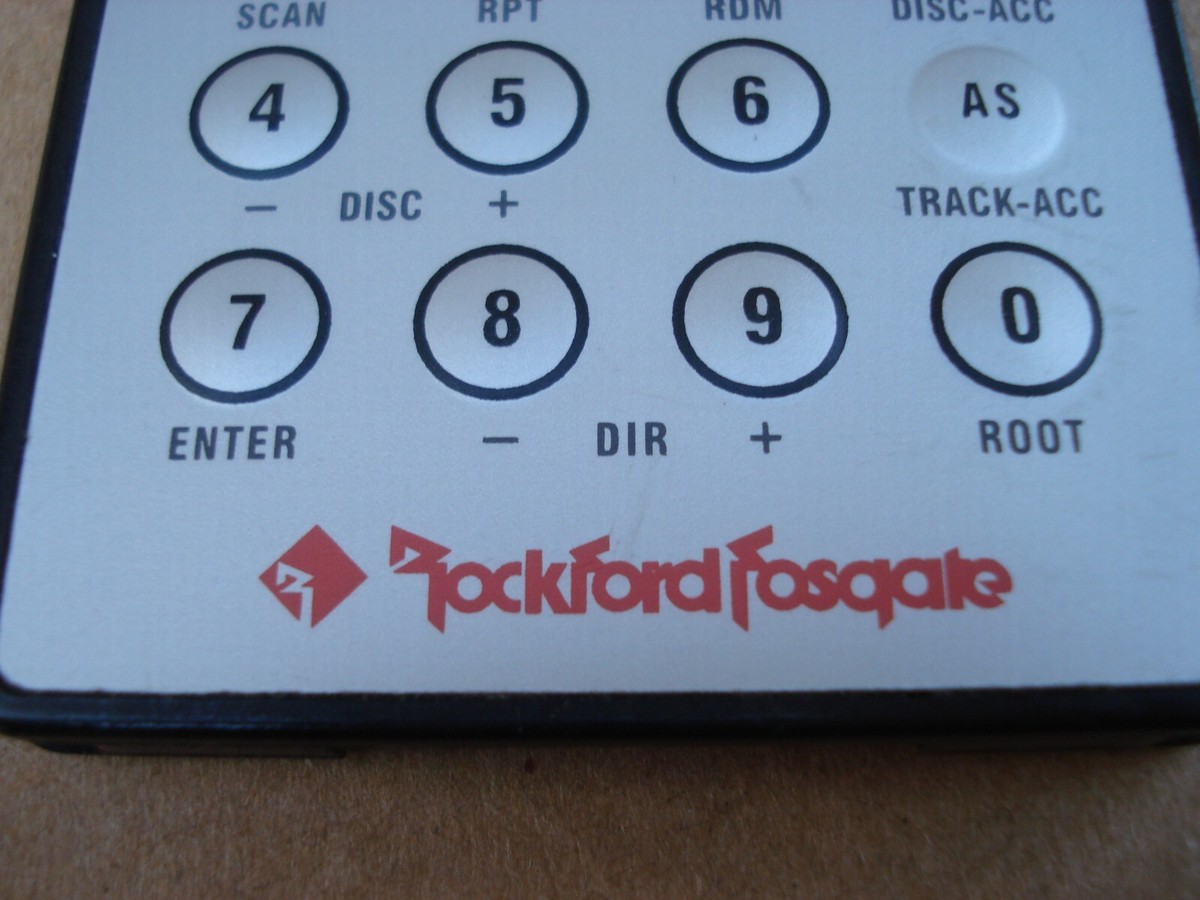 Genuine Rockford Fosgate Remote CD Changer Control Unit Car Audio