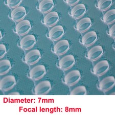 405/445/520nm Laser Collimating Lens 7mm Focus 8mm Diameter Aspheric Glass Lens