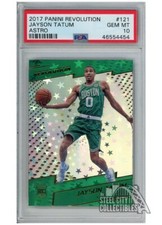 Jayson Tatum 2017 Panini Revolution Astro Rookie Card #121 PSA 10 GEM MINT
