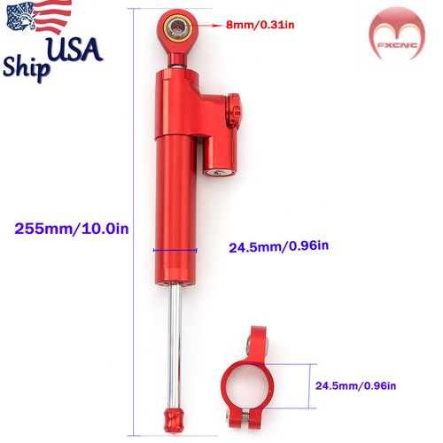 Steering Damper Stabilizer For Kawasaki KLR 250 650 KLX 110 125 140 350