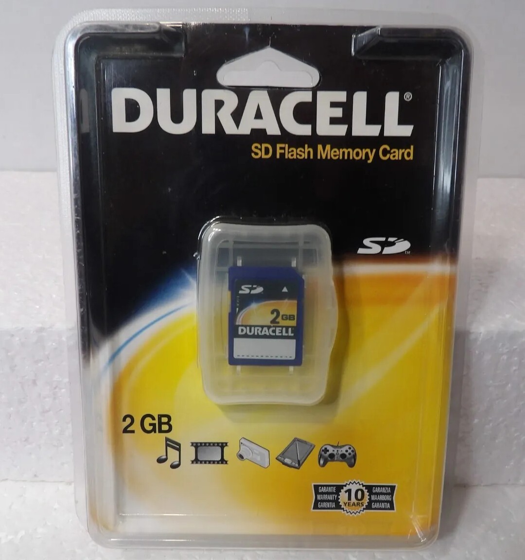 Duracell SD Flash Memory Card 2 GB New on Card eBay