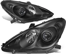 FOR 04-06 LEXUS ES330 OE STYLE BLACK HOUSING CLEAR CORNER PROJECTOR HEADLIGHTS