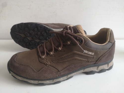 Mens Walking Shoes Lace Up Meindl Bogota LF Size 42 UK 8 Brown Leather - Picture 16 of 19
