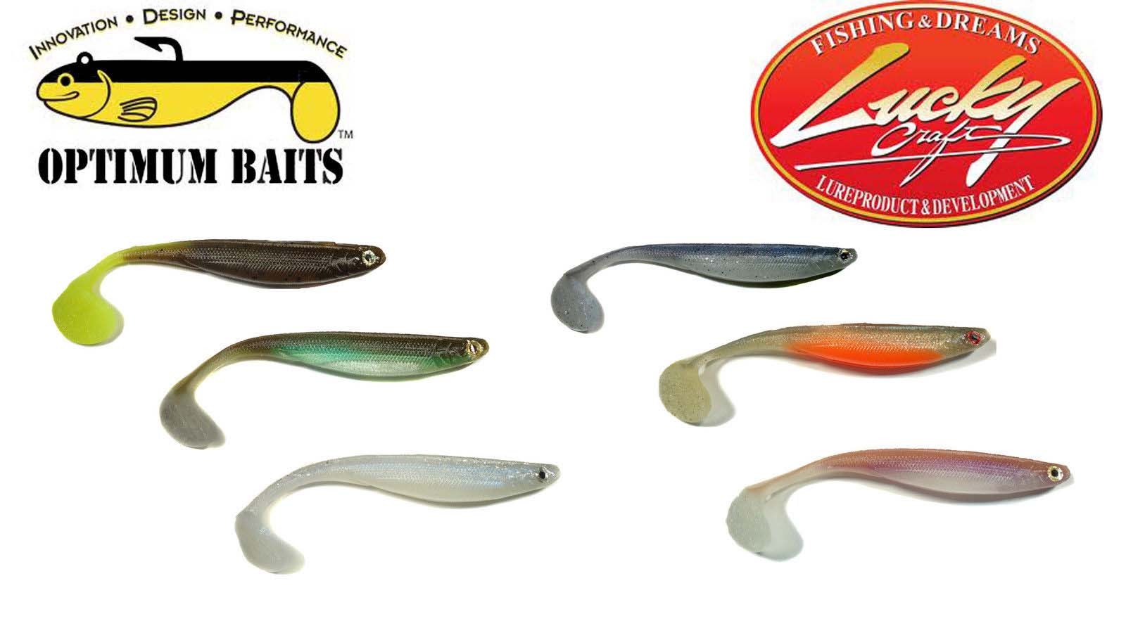 Optimum Baits/Lucky Craft Opti Shad Swimbait 2", 4" Select Size/Color