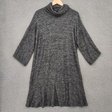 Saturday Sunday Anthropologie Dress Womens XS Gray Cowl Neck Pullover Knit