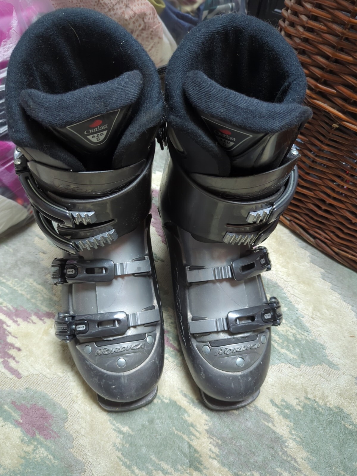 SALOMON Stivali da sci nordica uomo 310 mm taglia 7 1 taglia 8 neri grigio argento