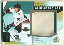 2022-23 SP Game Used 2022 All-Star Game Used Glass JAKE GUENTZEL 05/10 Penguins