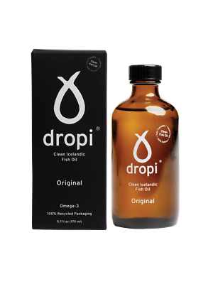 Dropi – Islandese Extra Vergine Puro Olio di Fegato di Merluzzo/evclo  liquido (170ml) | eBay