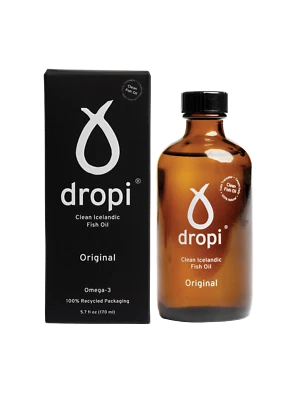 Dropi – Pure Icelandic Extra Virgin Cod Liver Oil / EVCLO Liquid (170ml)