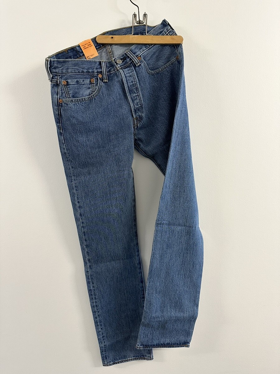 Levi's 501 Original Fit Men's Straight Leg Jeans W31 L34 Dark