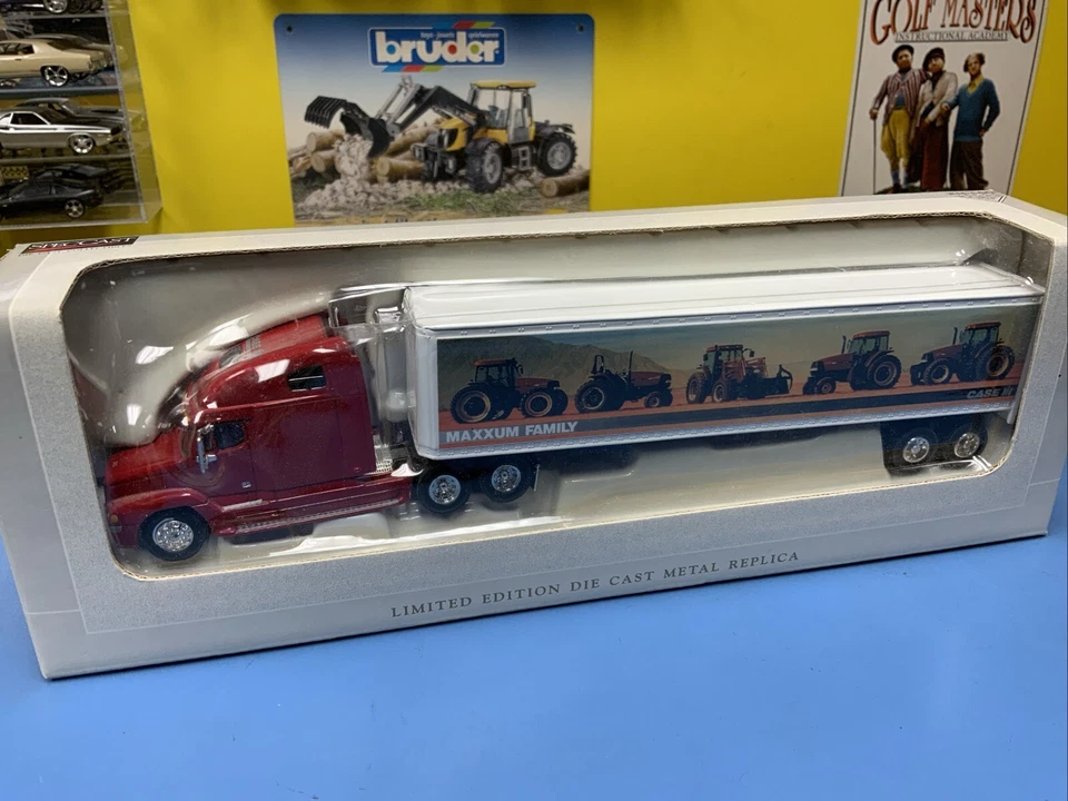 SpecCast Limited Edition Case Maxxum DieCast Freightliner C120 Semi Trailer Bank - Image 2 of 4