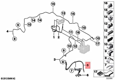 Genuine BMW F30 F35 316i 316Li 318i 318Li 320i BRAKE PANTS FRONT  