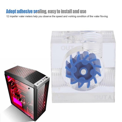Water Cooling Flowing Indicator Acrylic G1/4 Thread Computer Accessories LSJ-PM3