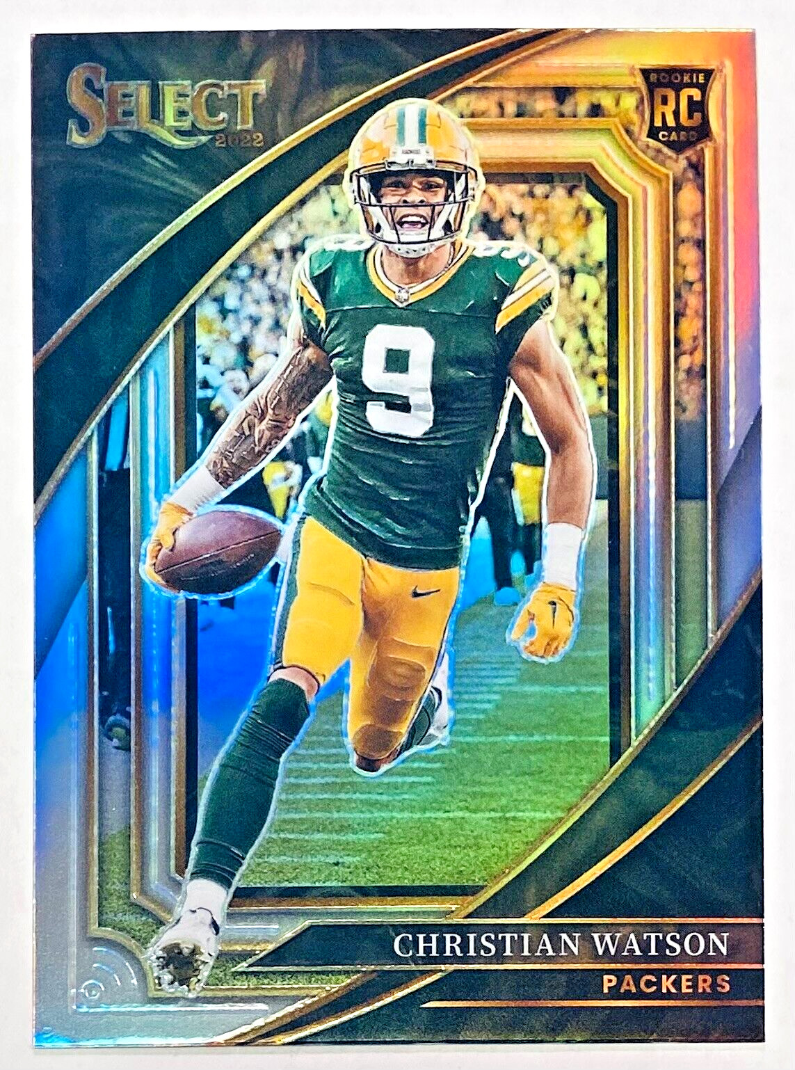 2022 Panini Select Christian Watson Suite Level Silver Prizm #330 Rookie RC