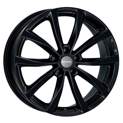ALUFELGE MAK WOLF FUR OPEL ASTRA 8X19 5X110 GLOSS BLACK W35