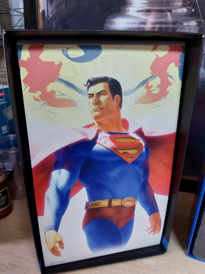 Figura Sideshow Superman Sexta Escala En Caja Nueva Foto 3 de 4