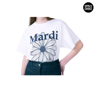 トップス Mardi Mercredi MARDI MERCREDI BASIC FOWER HALF SLEEVE TSHIRT | eBay