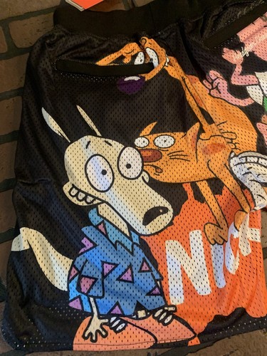 Pantalones Cortos de Baloncesto Nickelodean All Headgear Classics ~Nunca Usados~ M 3XL - Imagen 6 de 6