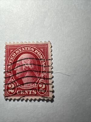 1923 George Washington 2 Cent Stamp Red Very Rare | eBay display picture 1