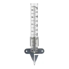 704-1514 La Crosse 5" Glass Rain Gauge