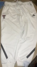 Adidas Aeroready Texas Tech Red Raiders Z.N.E. Premium Pants White Sz 2XL XXL 