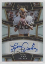 2022 Panini Select Select Signatures Silver Prizm Lynn Dickey #SSP-LYD Auto