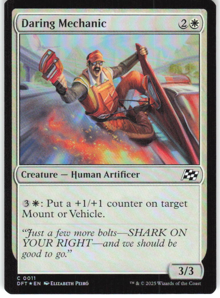 Daring Mechanic 11 Aetherdrift Foil Magic: The Gathering LP