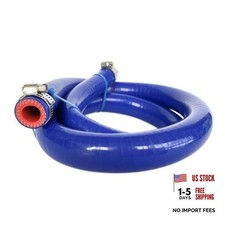 High Temp Reinforced Silicone Tubing Heater Hose 13MM 1/2" X 3.28FT Blue