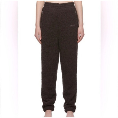 NWT Skims Teddy Fleece Jogger Sweatpant in Expresso Size Large