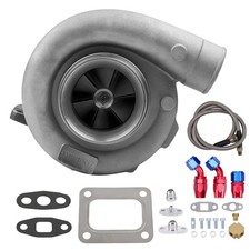 T4 T76 T04 Turbo .96 .80 A/R Turbocharger UP to 500HP for V6 V8 Cars Oil Line