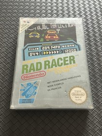 Jeu Nintendo NES Rad Racer Avec Lunettes 3D