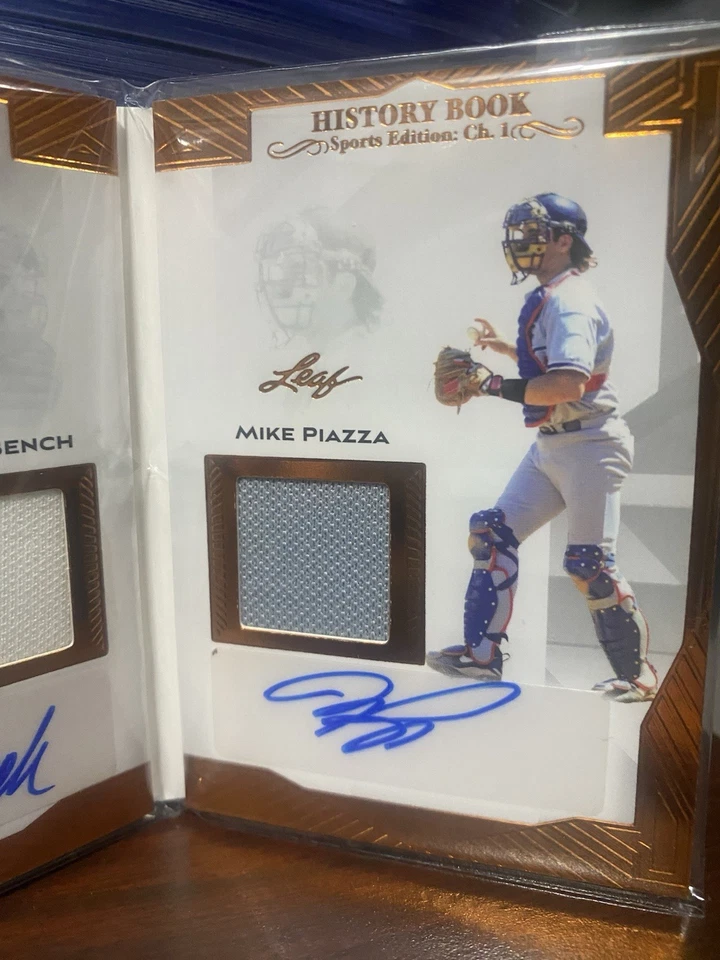 Johnny Bench/Mike Piazza 2023 Hoja Libro de Historia Edición Deportiva Capítulo Uno/25 Foto 3 de 4