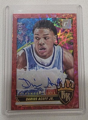   2025-26 Panini Donruss DARIUS ACUFF JR. RC Hardwood Kings Scope Auto /25 SSP