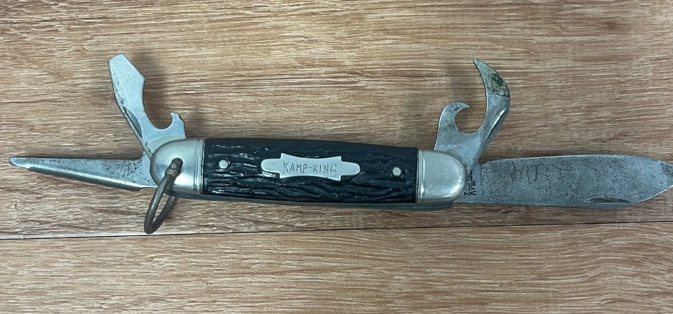 Navaja de Bolsillo Imperial Kamp King Scout Estilo 4 Herramientas Plegable De Colección EE. UU. Foto 3 de 4