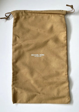 Michael Kors Drawstring Dust Bag Suede Color With Silver Logo 12.5  X 7.5   