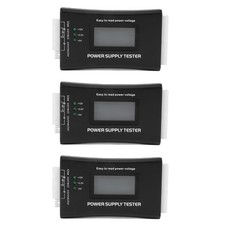 3X 20+4 Pin LCD Supply Tester for ATX, ITX, BTX, PCI-E, , HDD M5G11403