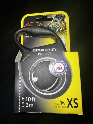 Flexi Retractable Dog Leash (Cord) 10ft for XS Dogs 18lbs   BRAND NEW FAST SHIP