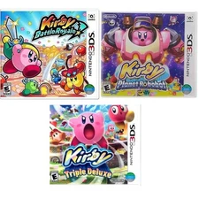 Kirby Battle Royale + Planet Robobot + Triple Deluxe 3DS New Bundle Special