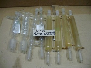 Pyrex Lab Glass Condensers, Liebig, Allihn, Friedrich, Sold Separately