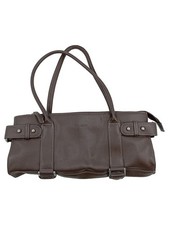 Pat Calvin Damen Henkeltasche Business Braun Lederoptik Handtasche